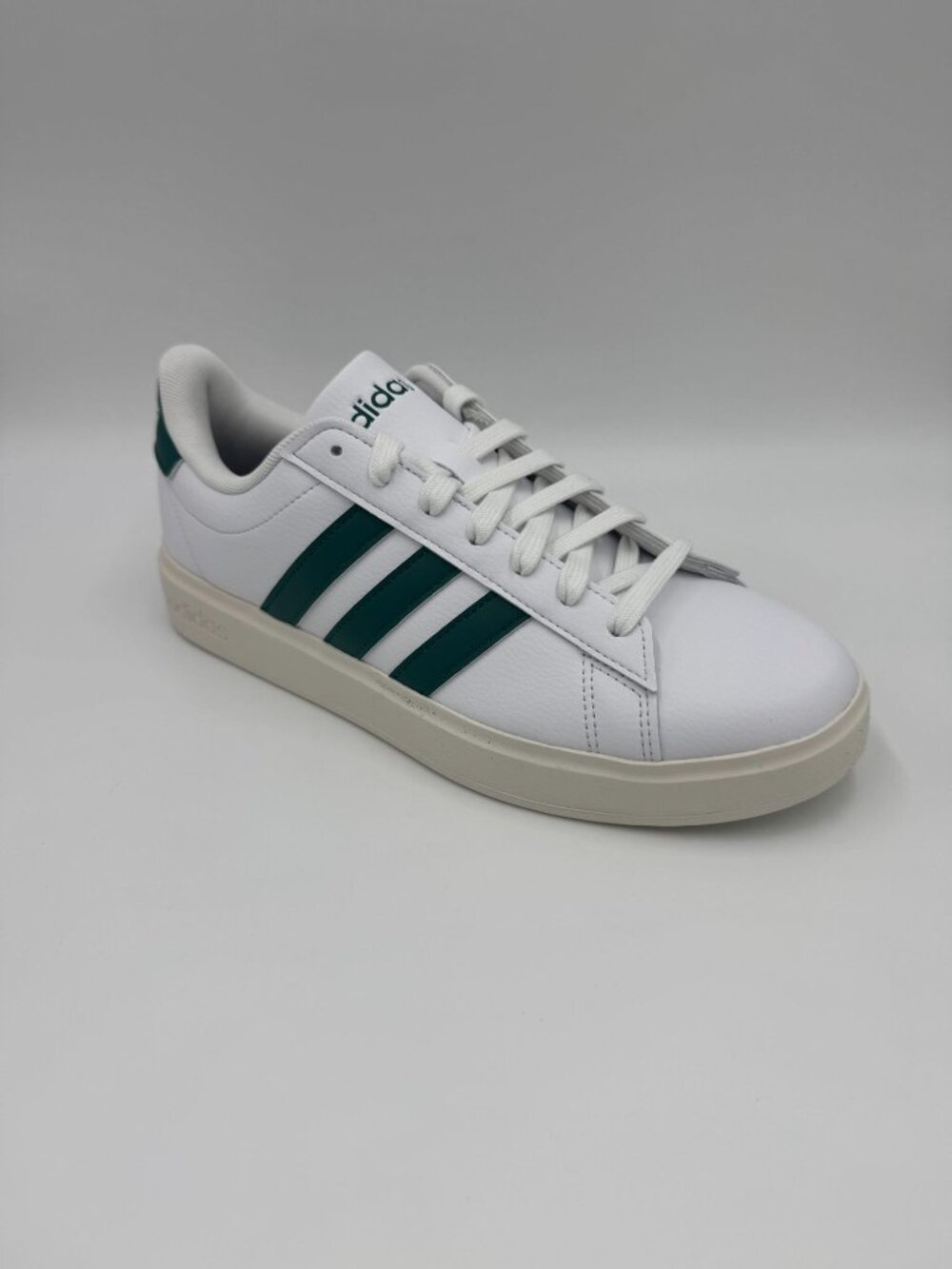 adidas Grand Court White / Green Womens Shoes - Picture 7 of 8